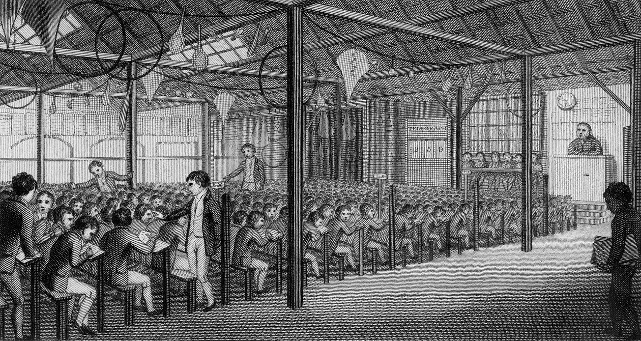 The Royal Free School, utgiven av W.Robbin, c.1805 av English School