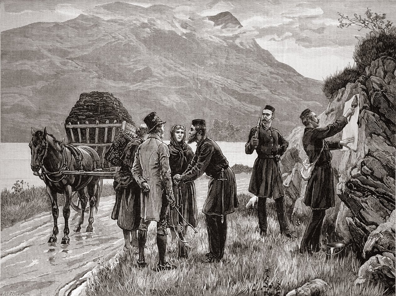 The State of Ireland: Posting the Government Proclamation at Connemara, från 