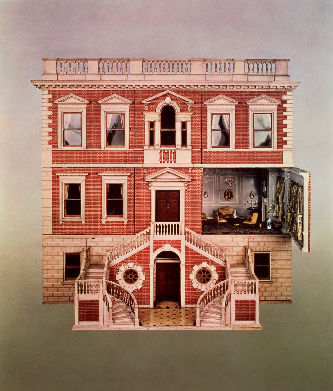 The Tate baby doll house, 1760 av English School