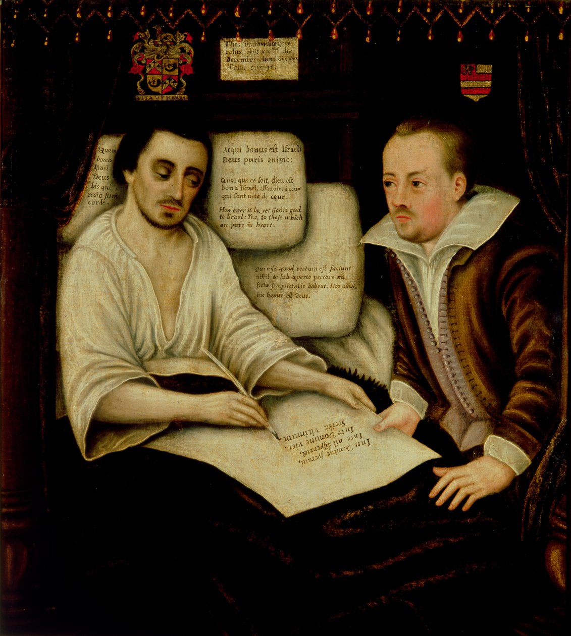 Thomas Braithwaite från Ambleside (d.1607) gör sitt testamente av English School
