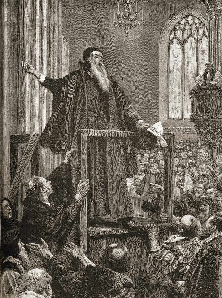 Thomas Cranmers (1489-1556) sista vittnesmål av English School