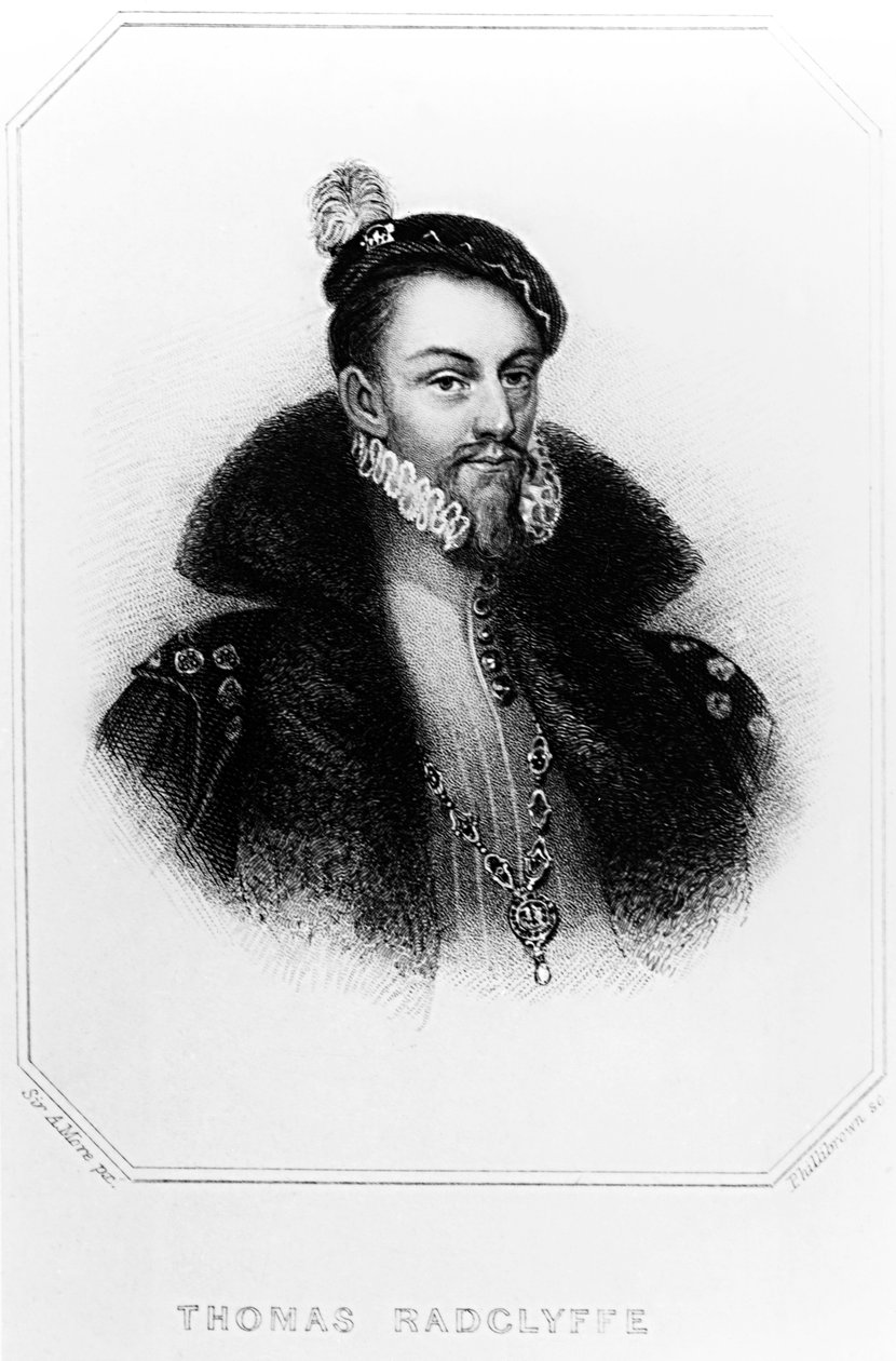 Thomas Radclyffe (ca 1526-83) 3:e earl av Sussex av English School