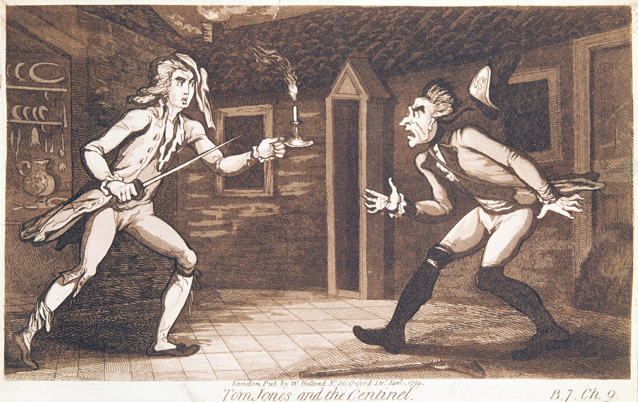 Tom Jones and the Centinel, 1799 sverige av English School
