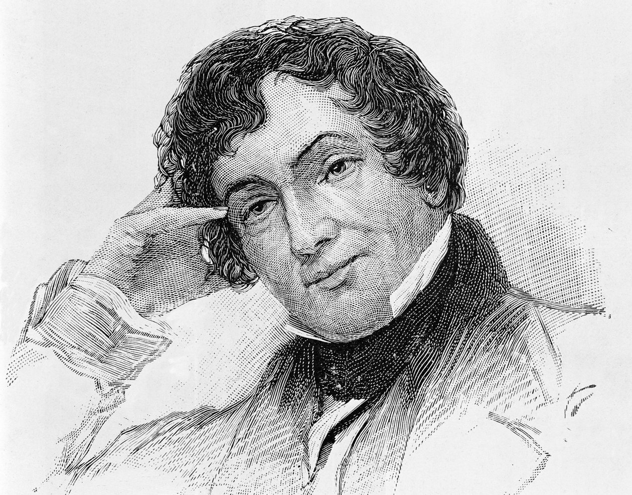 Washington Irving (1783-1859) av English School