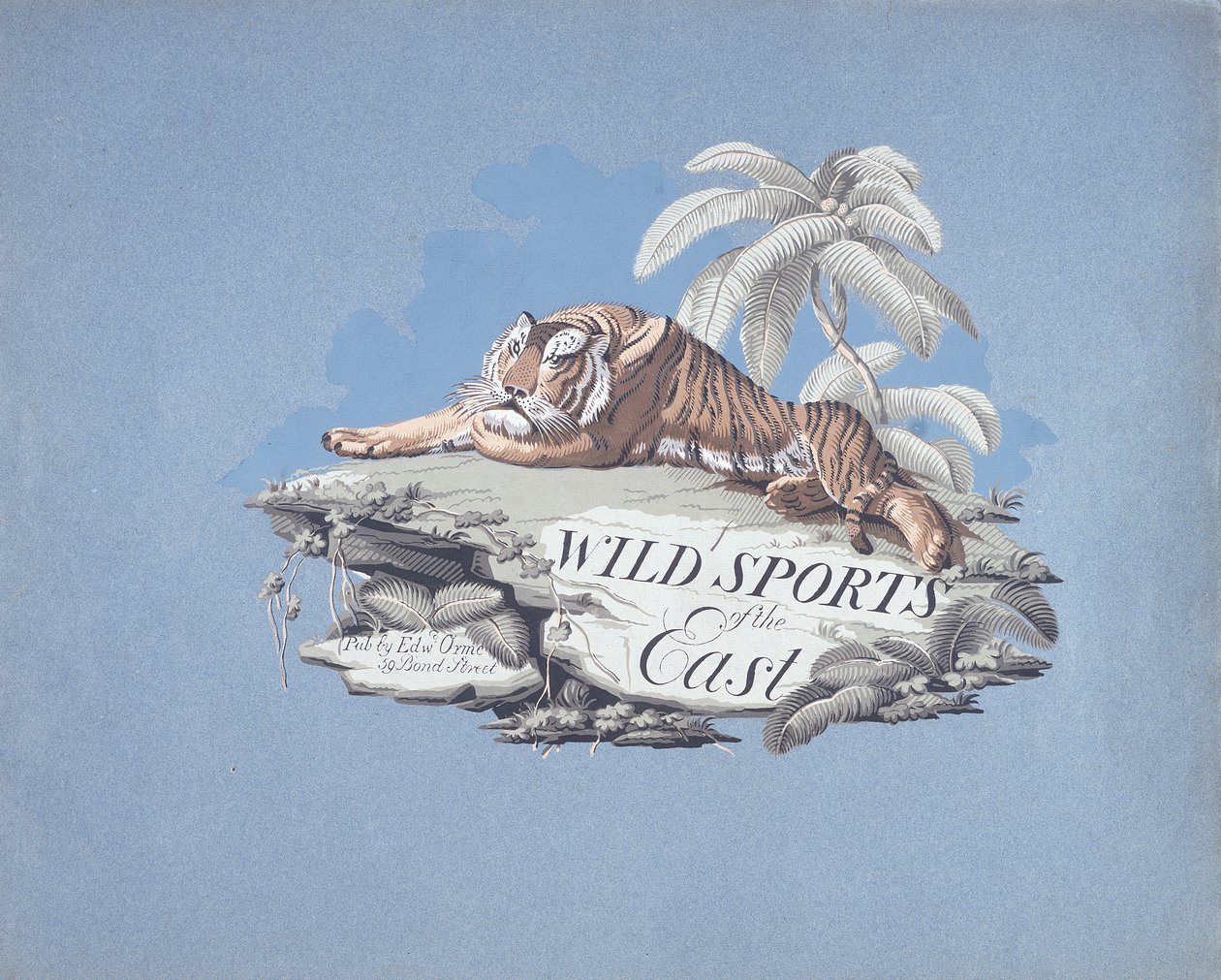 Wild Sports of the East, från "Oriental Field Sports" av Thomas Williamson, pub. av Edward Orme, 1807 (stencil) av English School