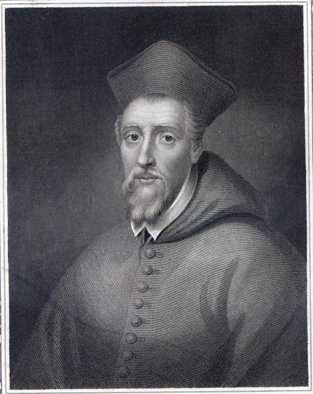 William Allen (1532-94), graverad av J.Cochran av English School