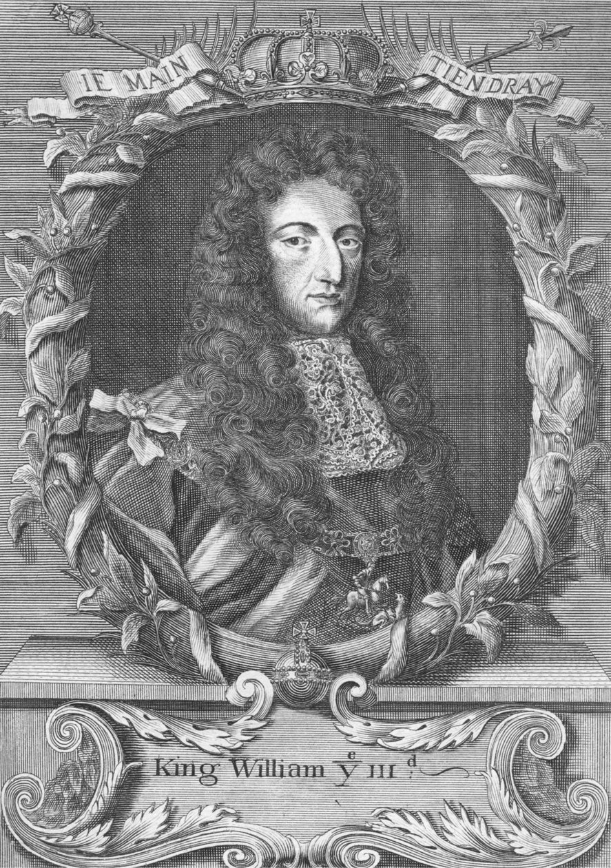 Vilhelm III (1650-1702) Stadholder och kung av England av English School