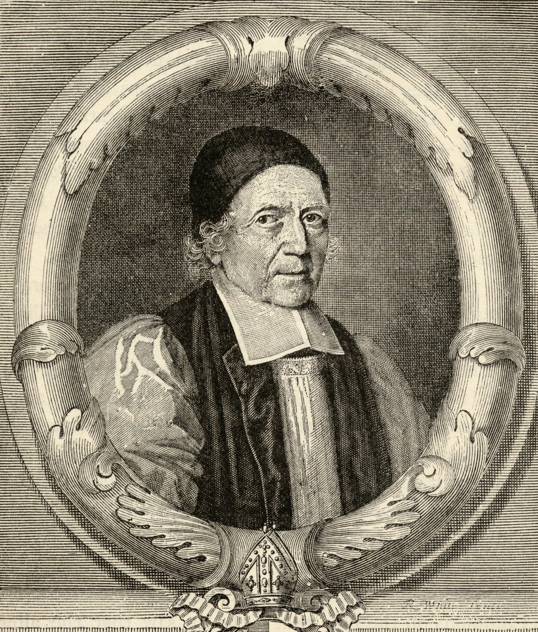 William Sancroft (1617-1693) av English School