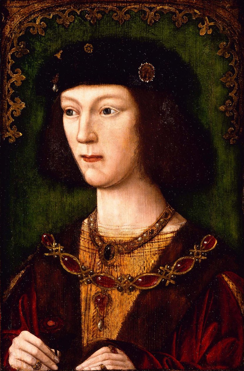Porträtt av kung Henrik VIII av England, ca. 1513 av English Master