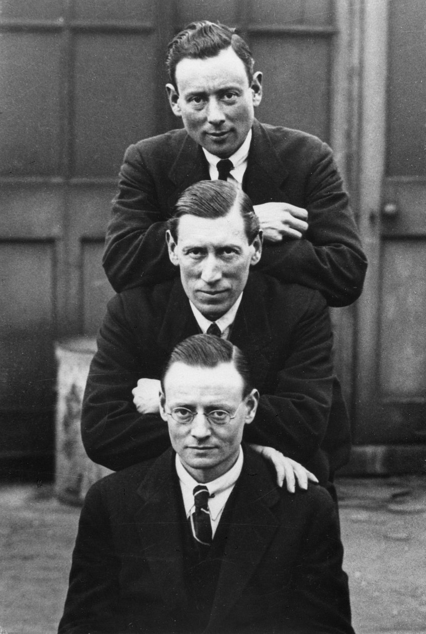 Bernard, Horace och Tom E. Grant (uppifrån och ned) av English Photographer