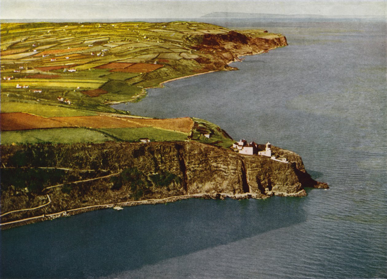 Blackhead och Islandmagee, County Antrim (färgfoto) av English Photographer