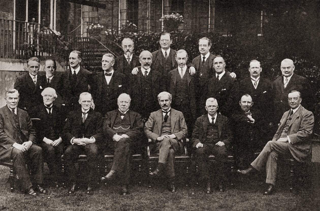 Storbritanniens första Labourregering 1924, från The Story of Twenty Five Years, publicerad 1935 av English Photographer