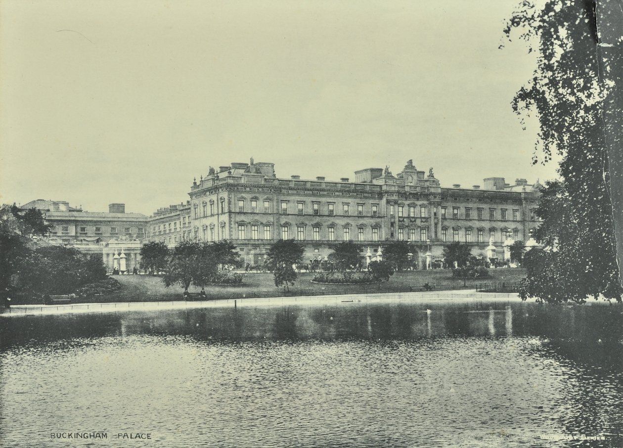 Buckingham Palace, Buckingham Palace, Westminster LB: allmän bild, 1896 av English Photographer