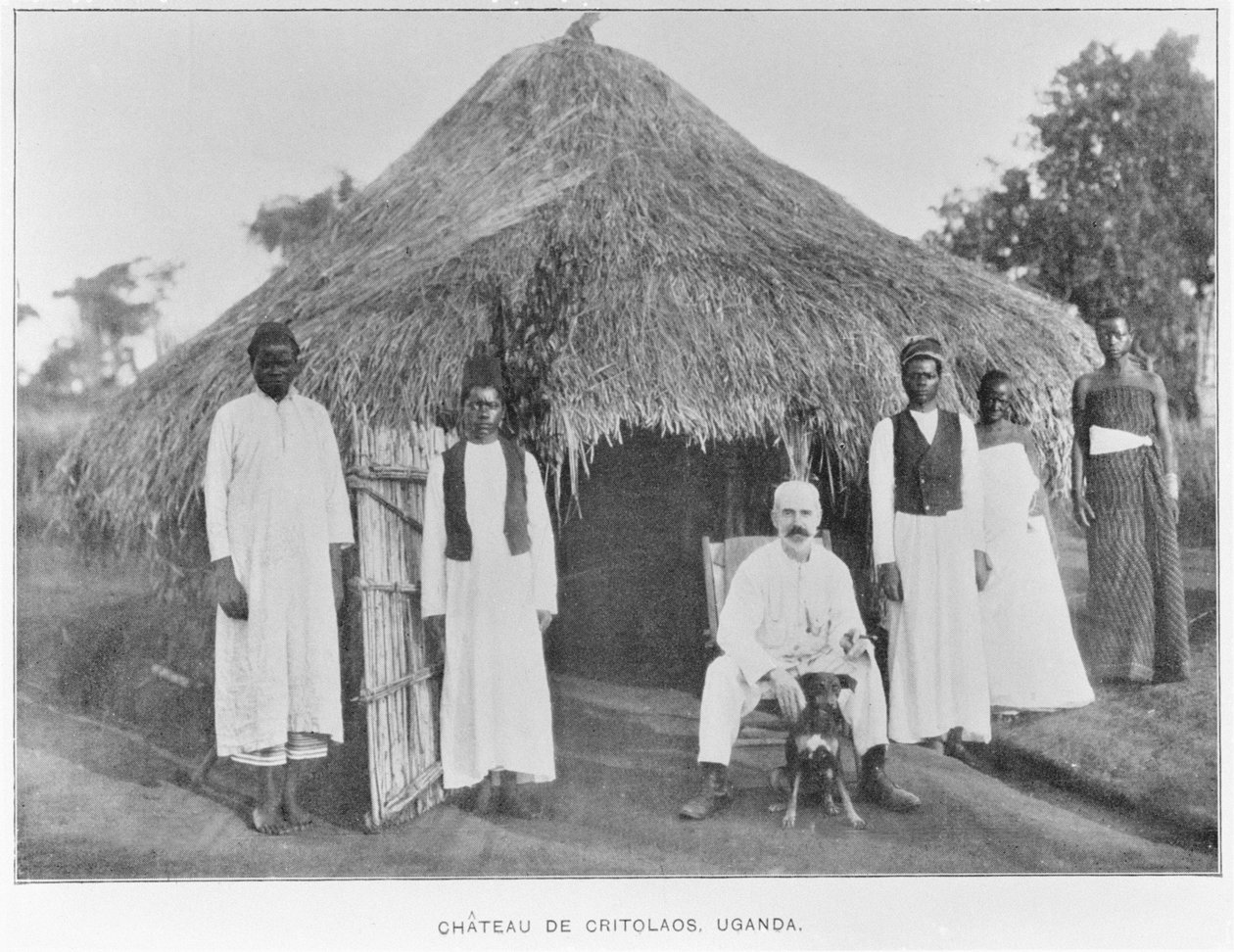 Chateau de Critolaos, Uganda, från Growls from Uganda, av Critolaos, 1909 av English Photographer