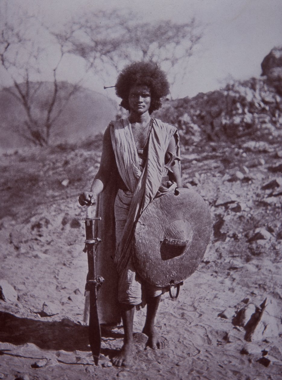 Dervisch Hademdowah krigare, Sudan av English Photographer