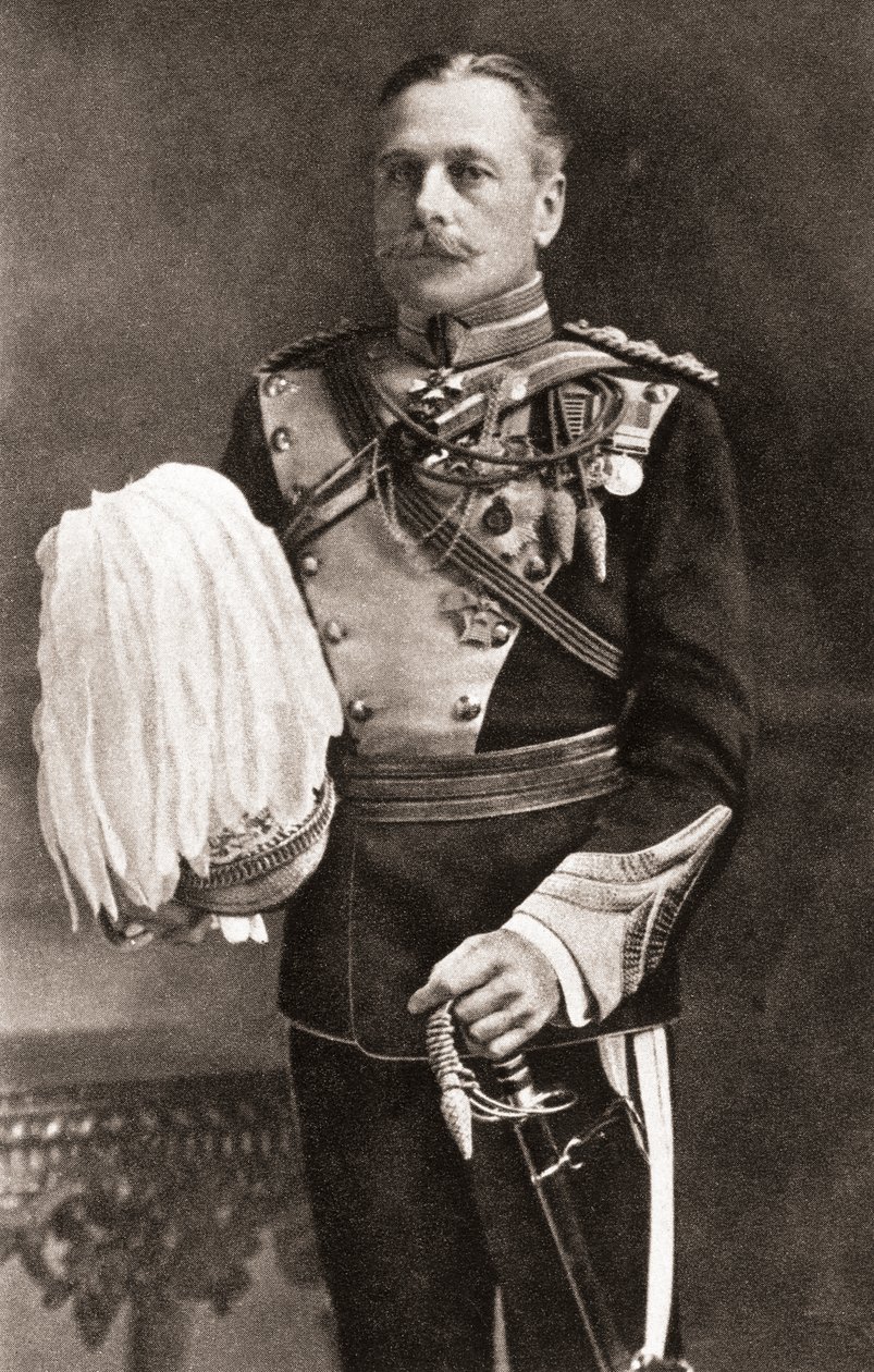 Fältmarskalk Douglas Haig, 1:e Earl Haig, från The Illustrated War News, 1915 av English Photographer