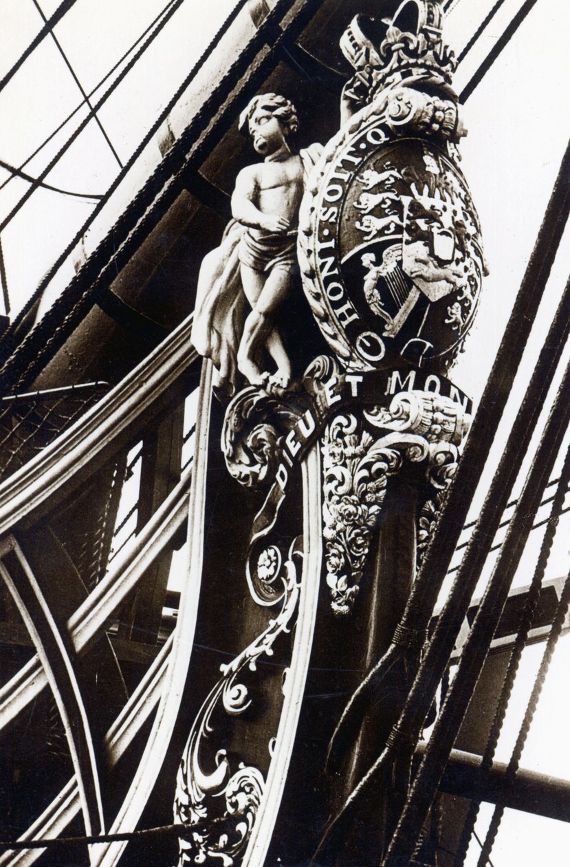 Galjonsfigur för HMS Victory av English Photographer