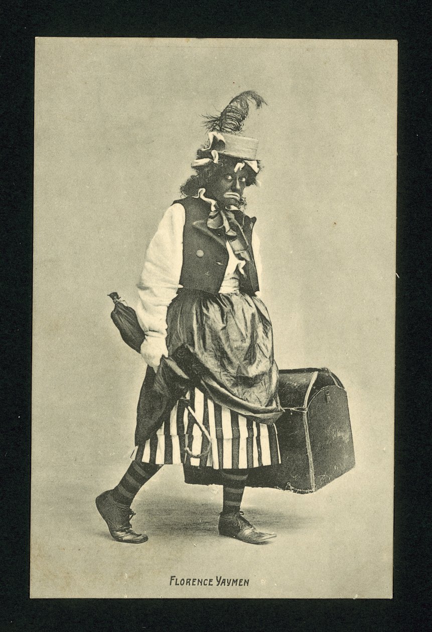 Florence Yaymen, engelsk music hall-komiker och dansare (svartvitt foto) av English Photographer