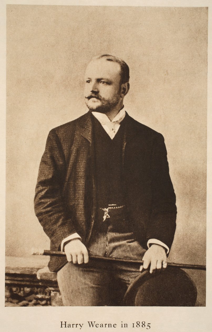 Harry Wearne 1885 (sepiafoto) av English Photographer