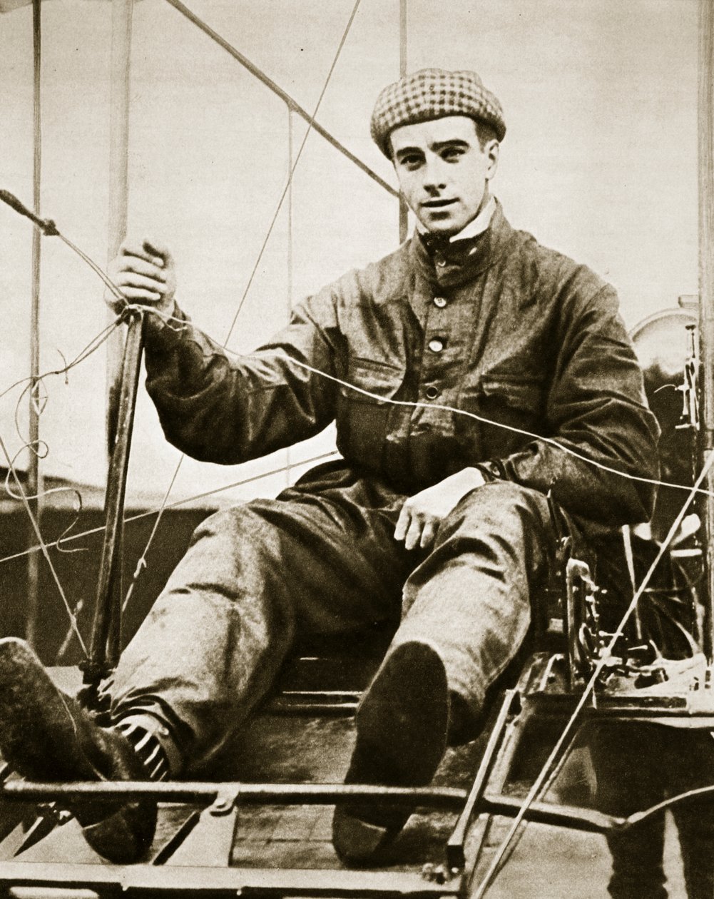 Hans orädda flygande visade vägen (fotogravyr) av English Photographer
