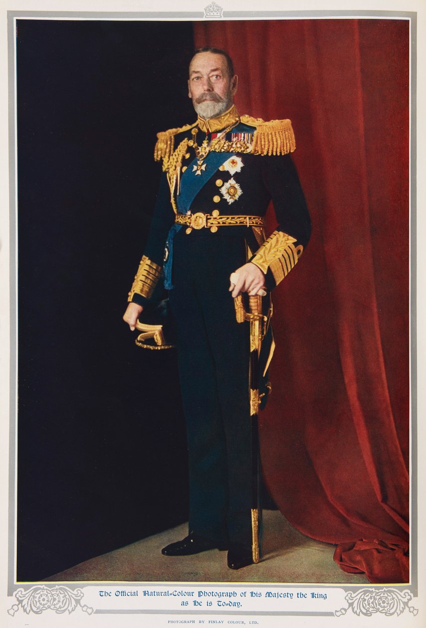 Kung George V 1935 av English Photographer