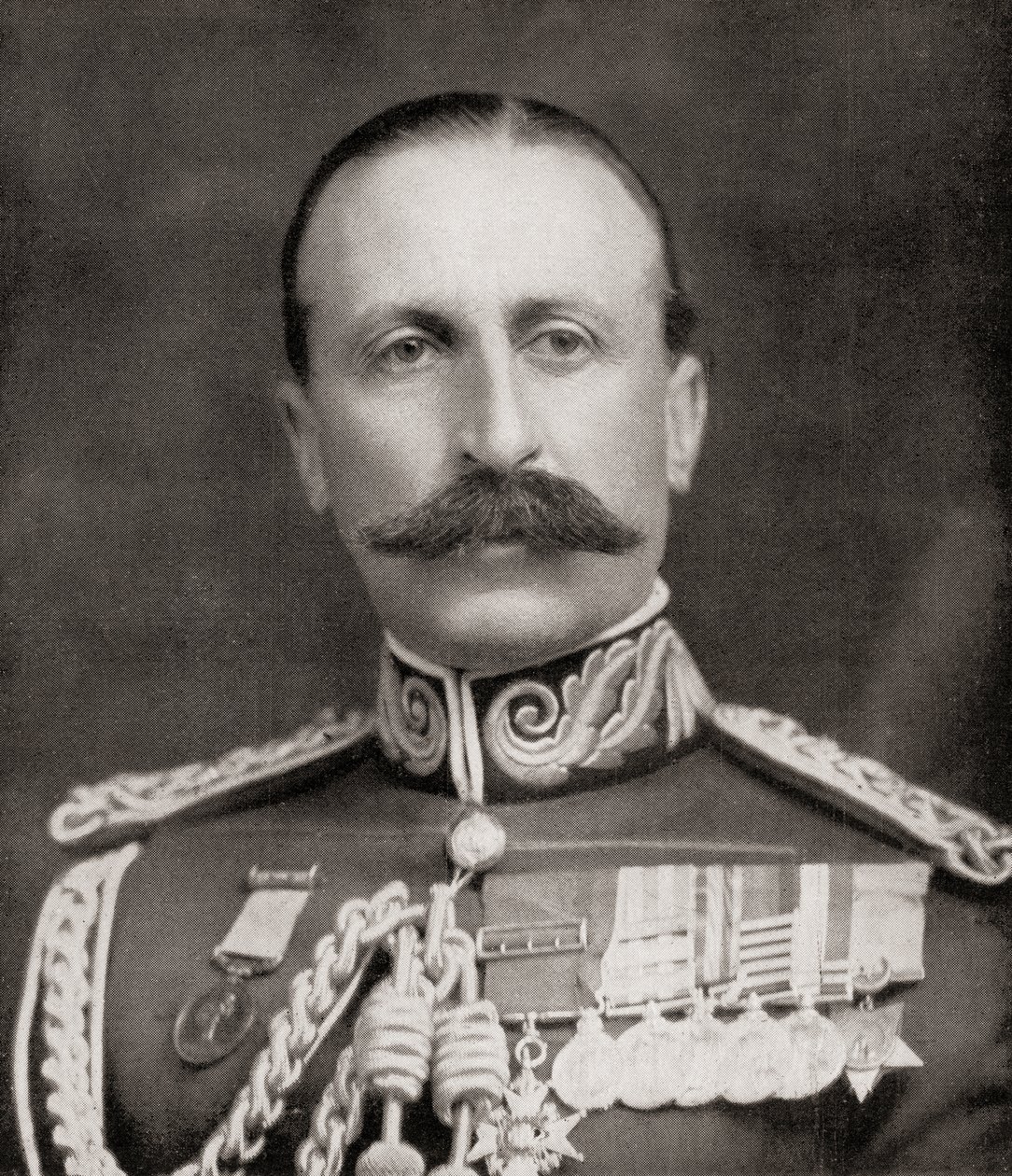 Generallöjtnant Sir Edwin Alfred Hervey Alderson, från The Illustrated War News, 1915 av English Photographer
