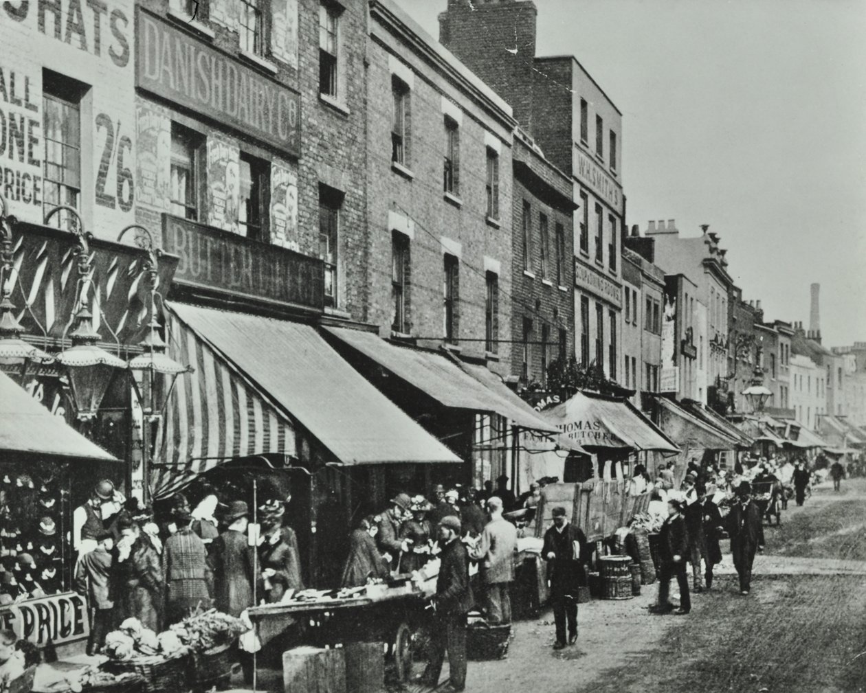 Nedre träsk: österut, 1896 av English Photographer