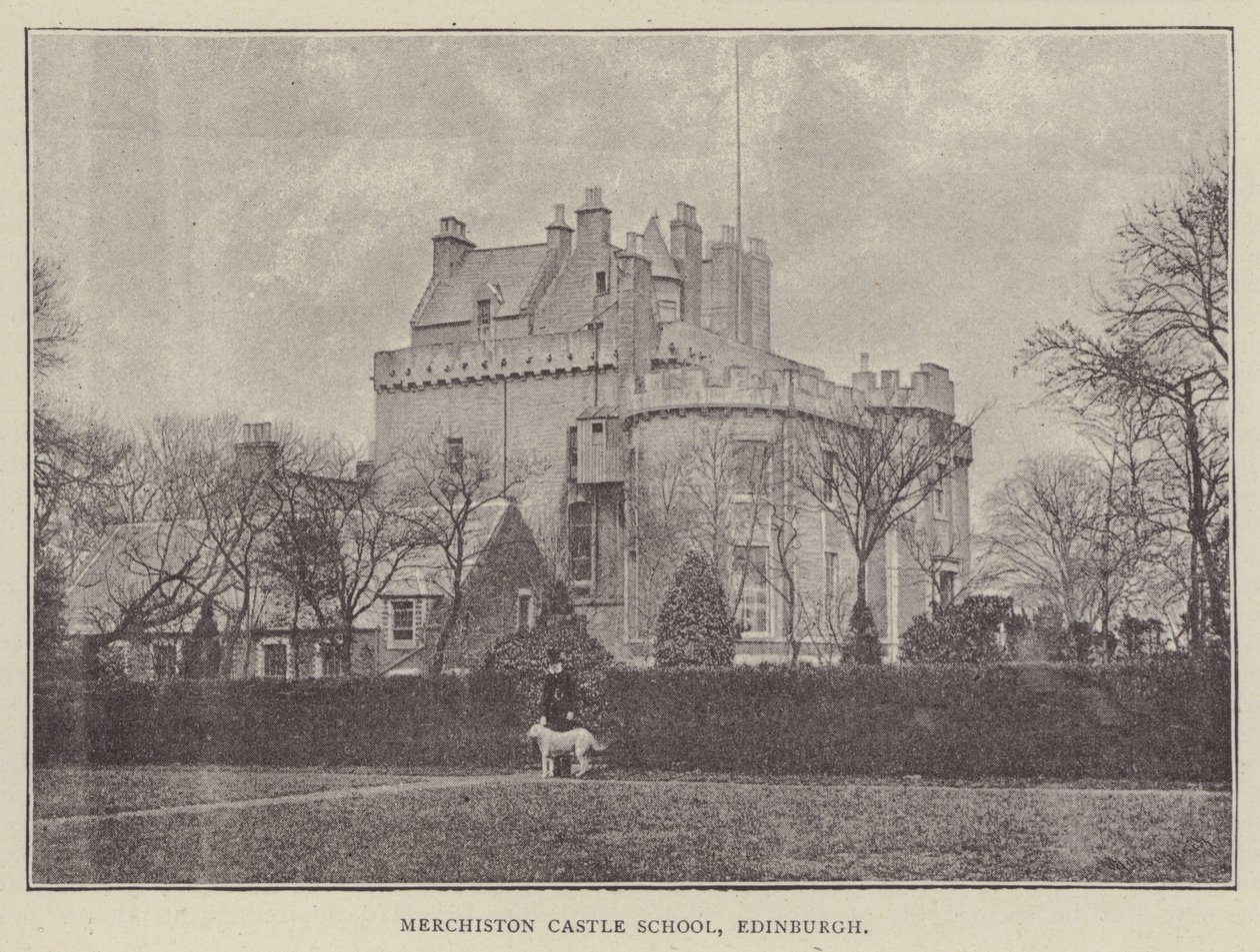 Merchiston Castle School, Edinburgh (gravyr) av English Photographer