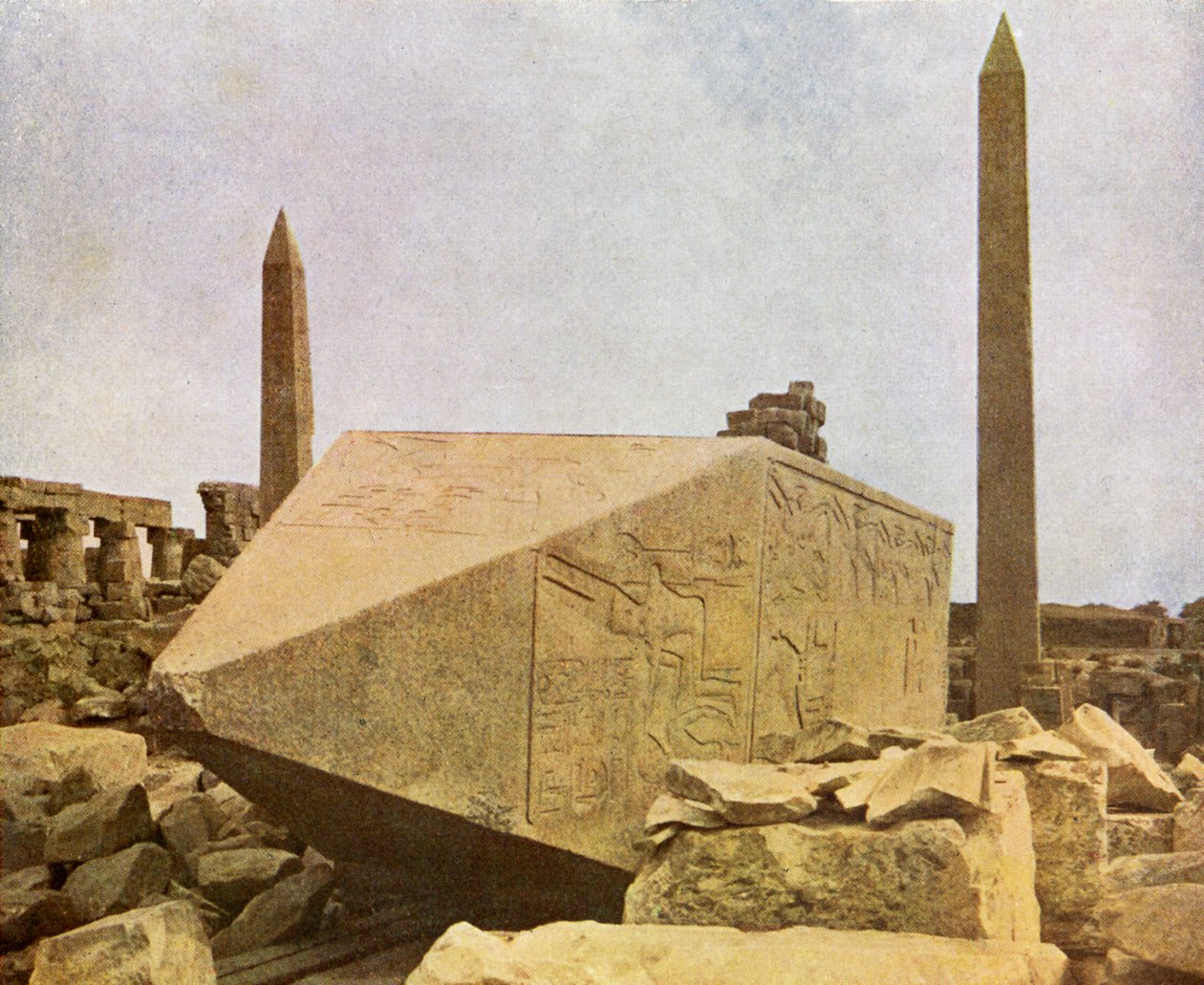 Obelisker i Karnak, Egypten. av English Photographer