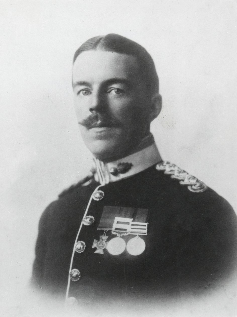 Porträtt av kapten Herbert Augustine Carter VC, 1903 av English Photographer