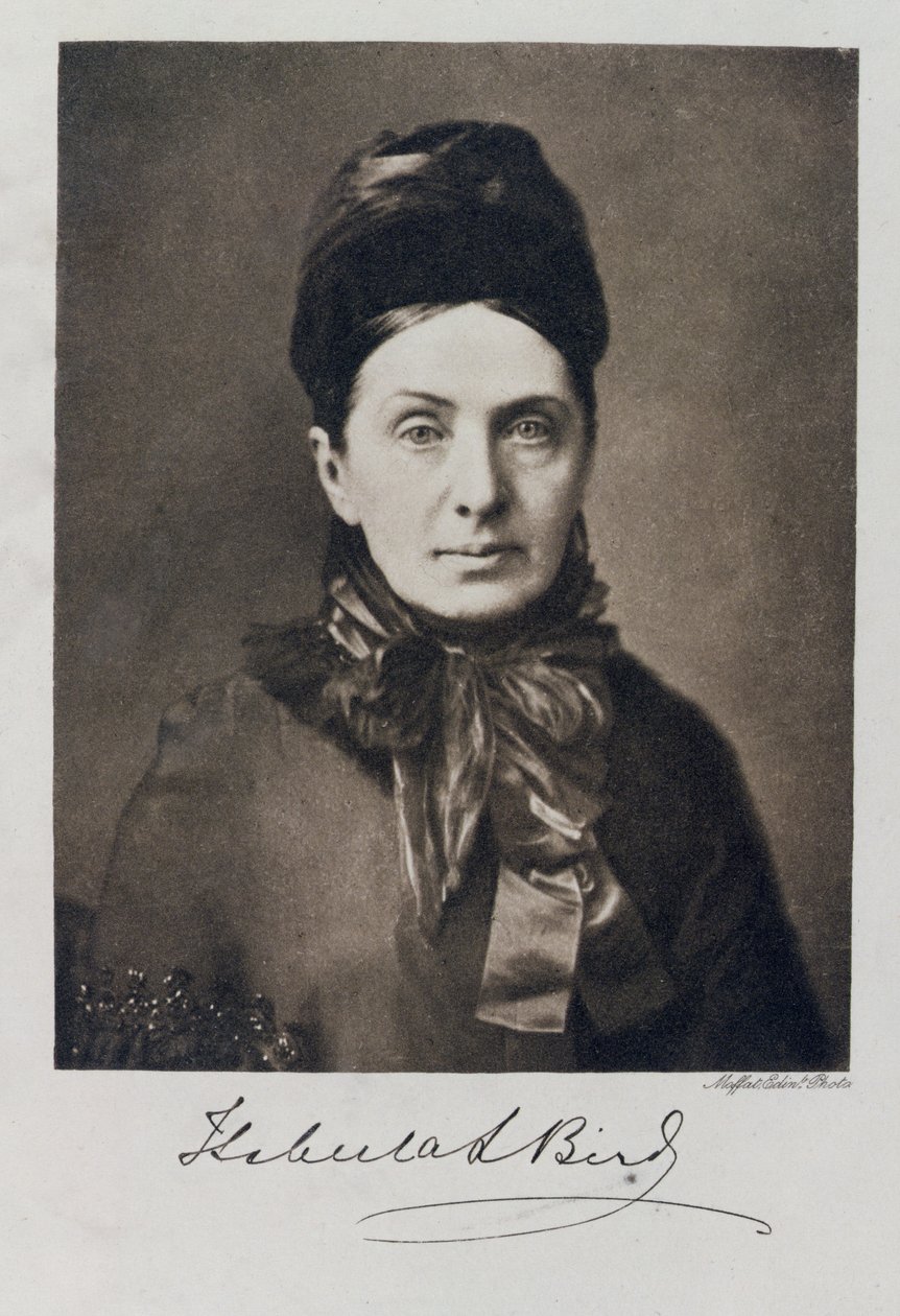 Porträtt av Isabella Bird Bishop av English Photographer