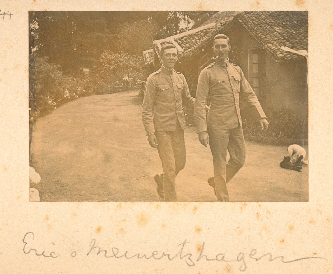 Porträtt av Richard Meinertzhagen av Bailey, i indiska fotografier av F.M. Bailey 1900-03 (sepiafoto) av English Photographer