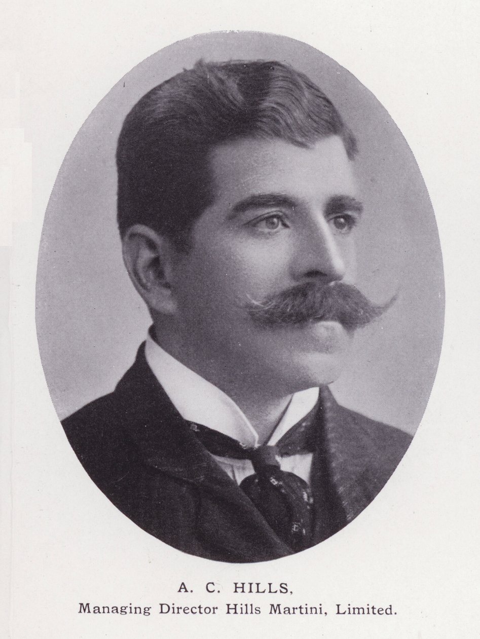 Prominent Men of London: A C Hills (s/v foto) av English Photographer