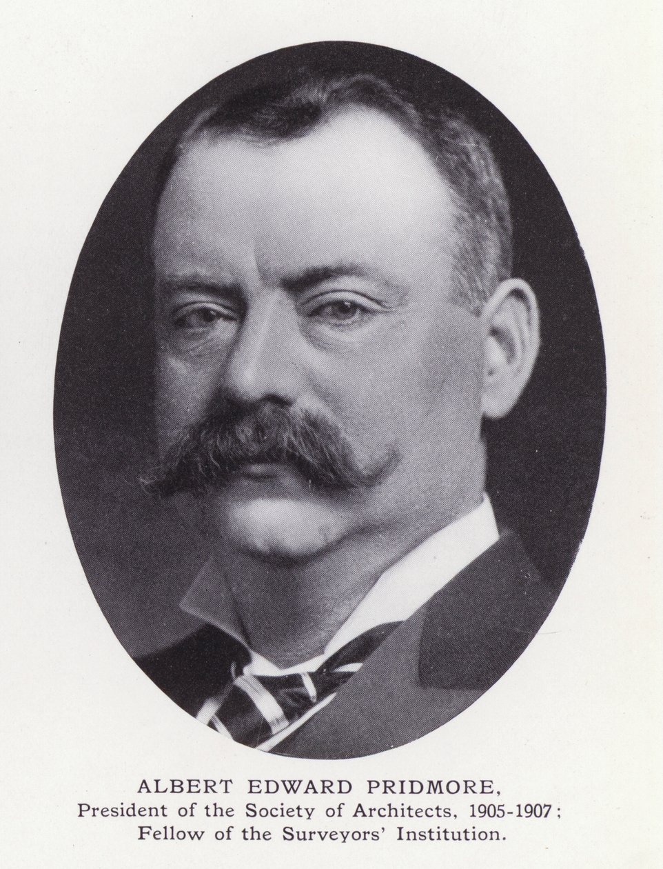 Prominent Men of London: Albert Edward Pridmore (s/v foto) av English Photographer