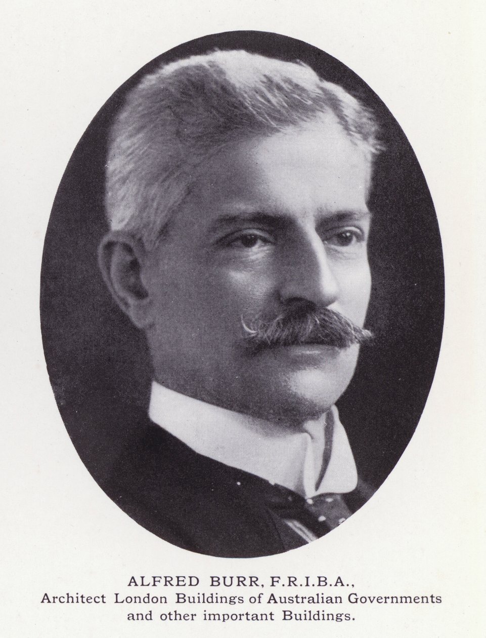 Prominent Men of London: Alfred Burr (s/v foto) av English Photographer