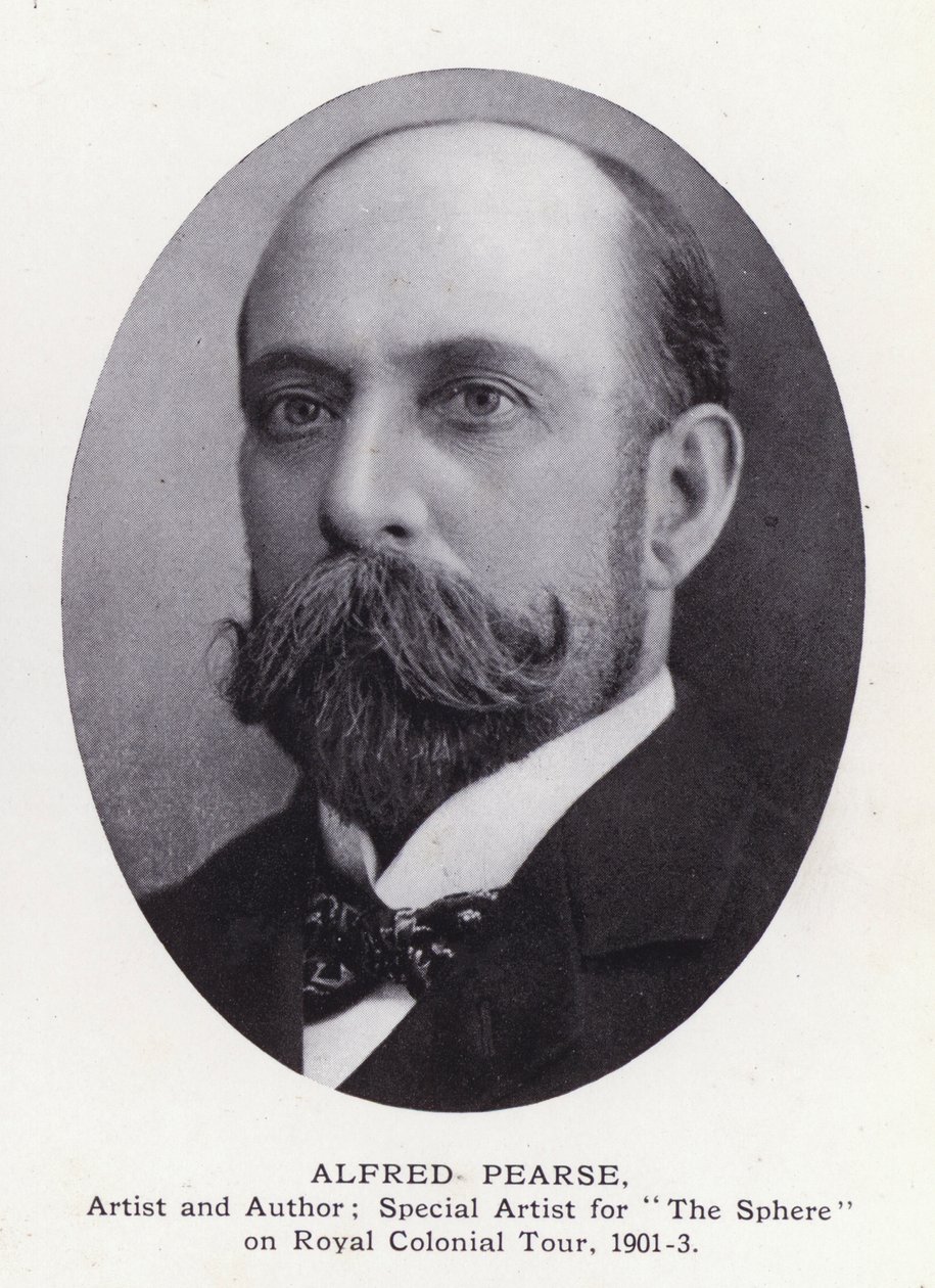 Prominent Men of London: Alfred Pearse (s/v foto) av English Photographer