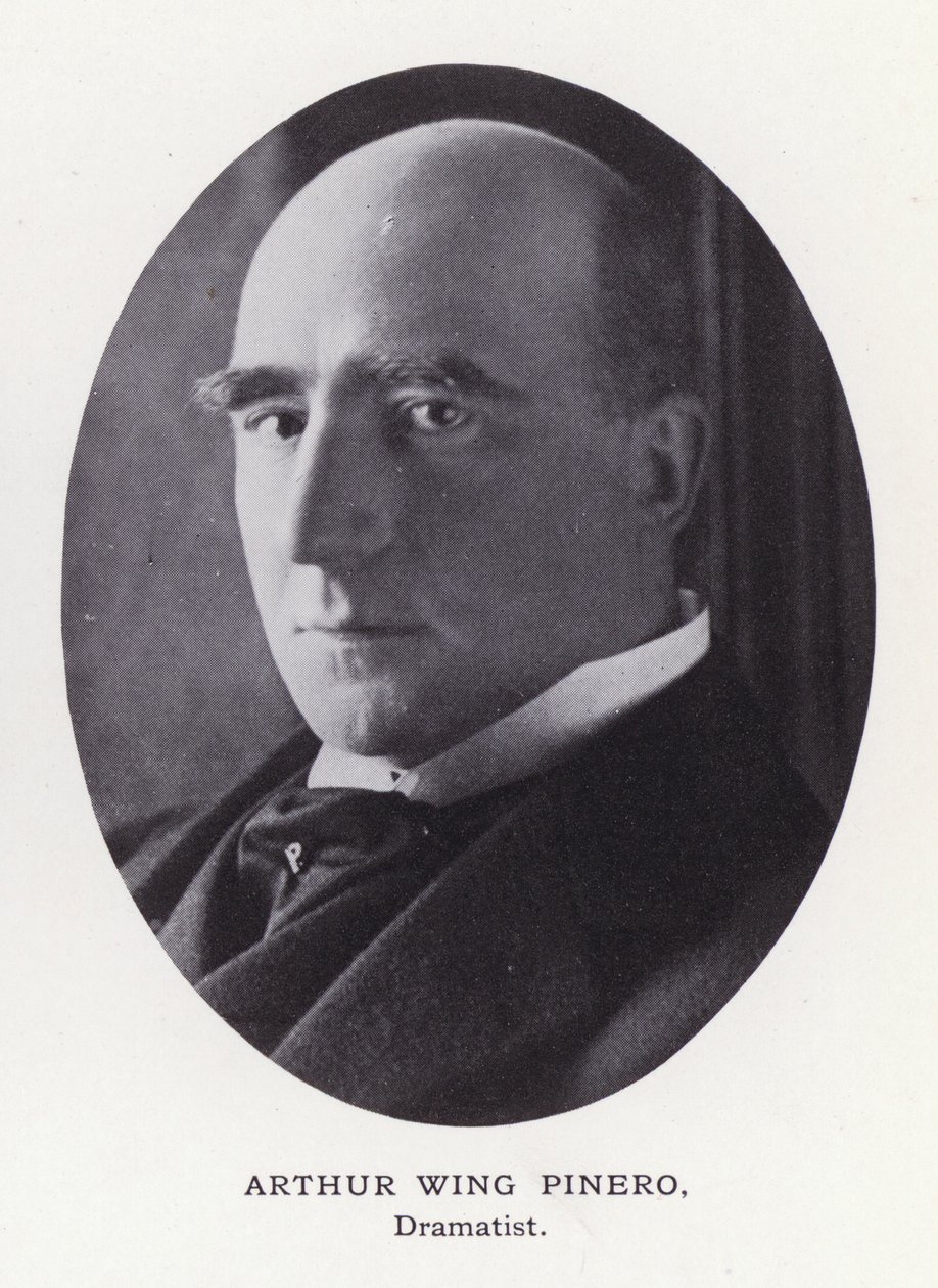 Prominent Men of London: Arthur Wing Pinero (s/v foto) av English Photographer