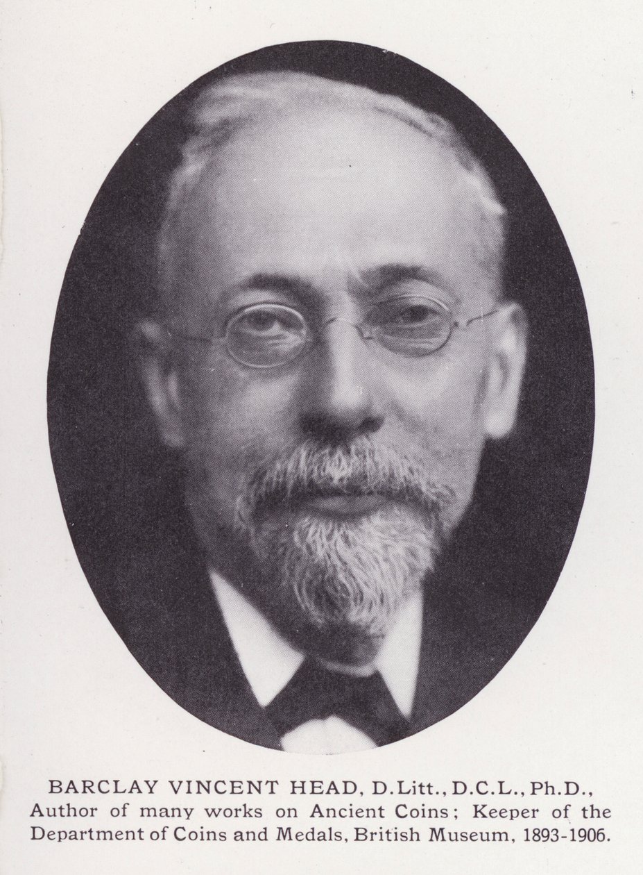 Prominent Men of London: Barclay Vincent Head (s/v foto) av English Photographer