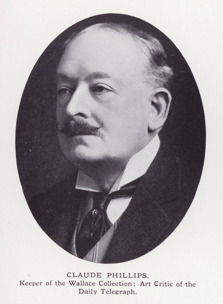 Prominent Men of London: Claude Phillips (s/v foto) av English Photographer