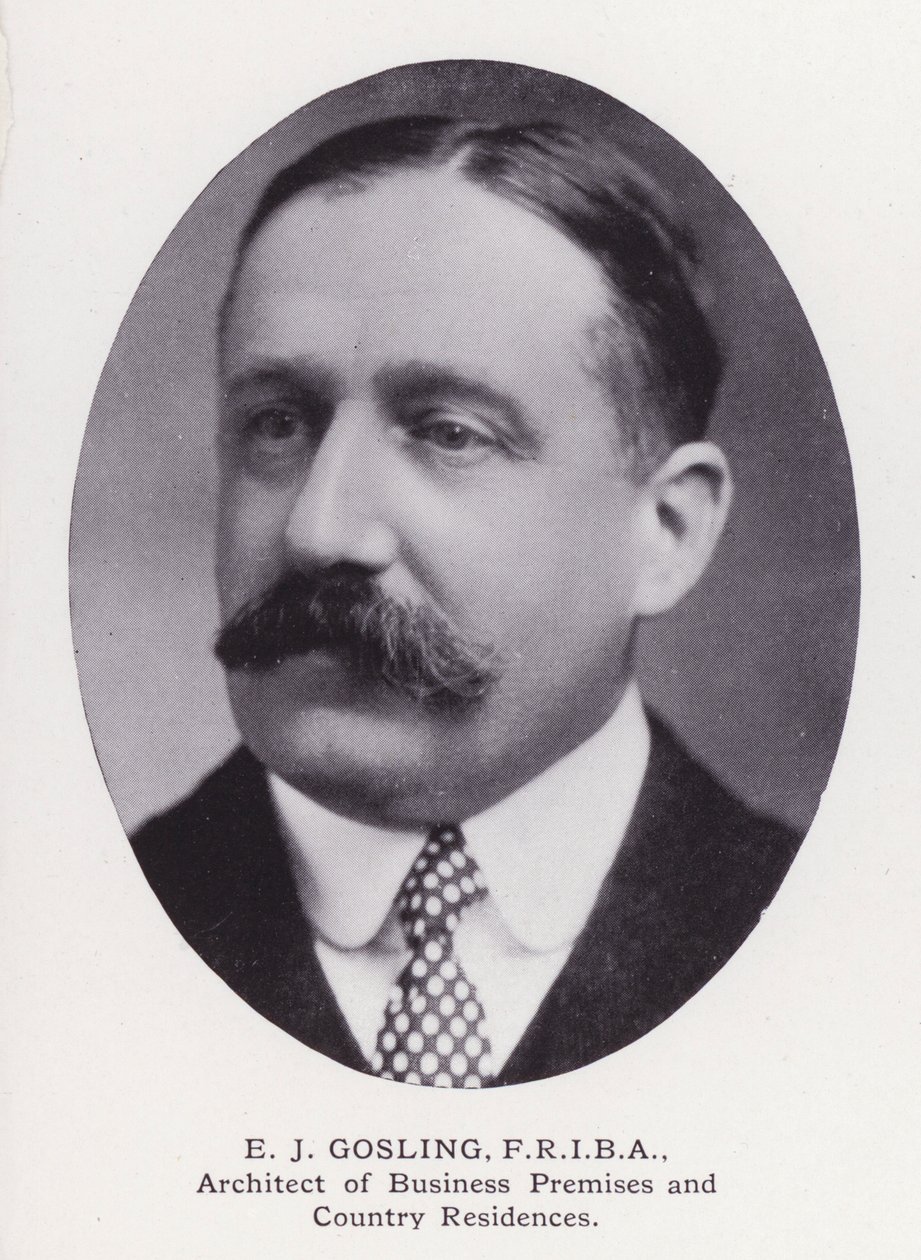 Prominent Men of London: E J Gosling (s/v foto) av English Photographer