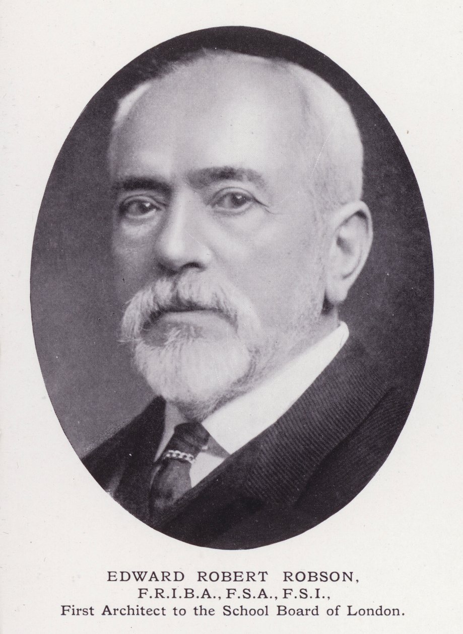 Prominent Men of London: Edward Robert Robson (s/v foto) av English Photographer
