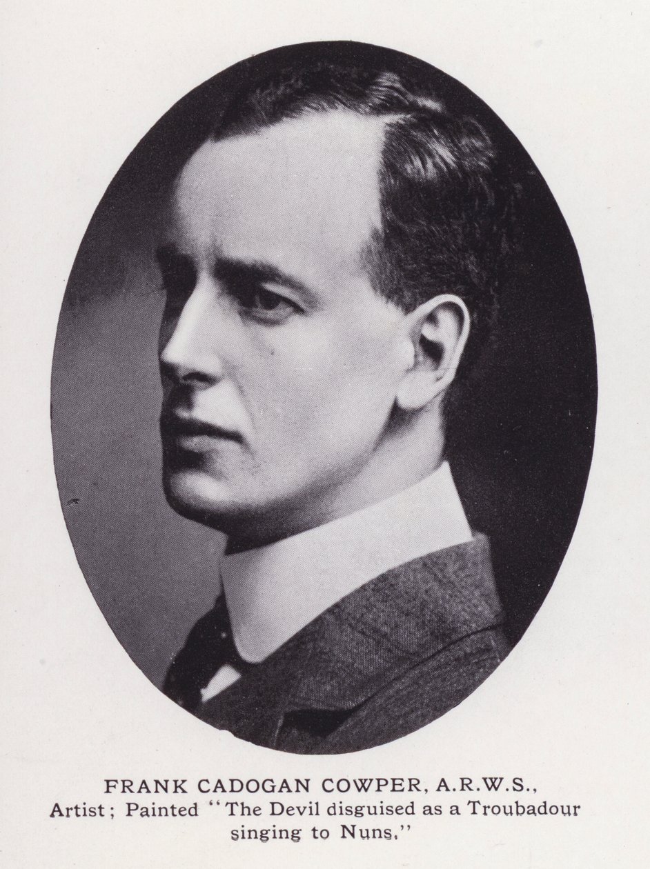 Prominent Men of London: Frank Cadogan Cowper (s/v foto) av English Photographer