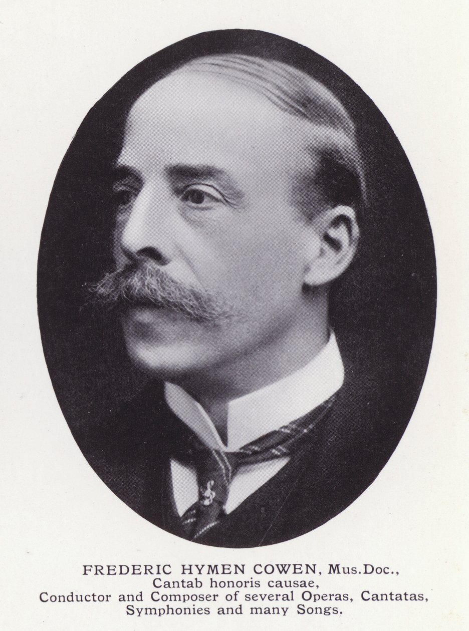 Prominent Men of London: Frederic Hymen Cowen (s/v foto) av English Photographer
