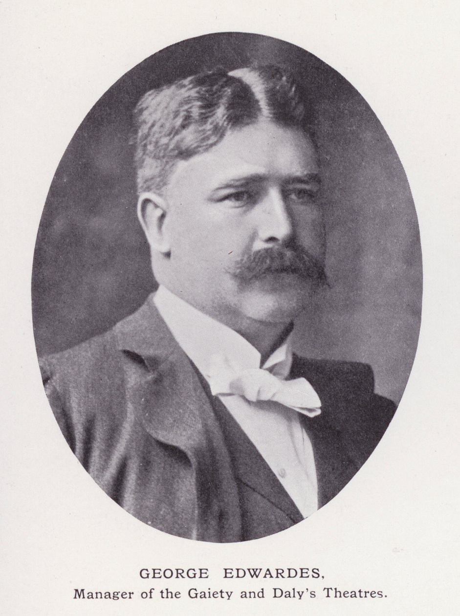 Prominent Men of London: George Edwardes (s/v foto) av English Photographer