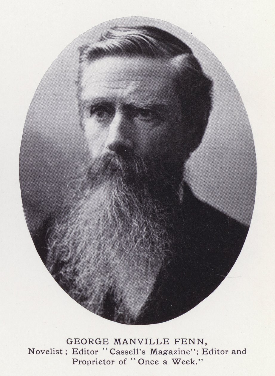 Prominent Men of London: George Manville Fenn (s/v foto) av English Photographer