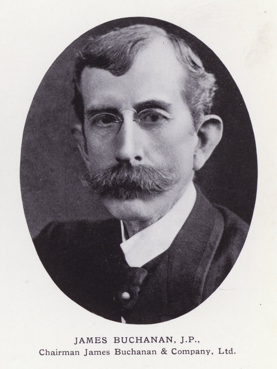 Prominent Men of London: James Buchanan (s/v foto) av English Photographer
