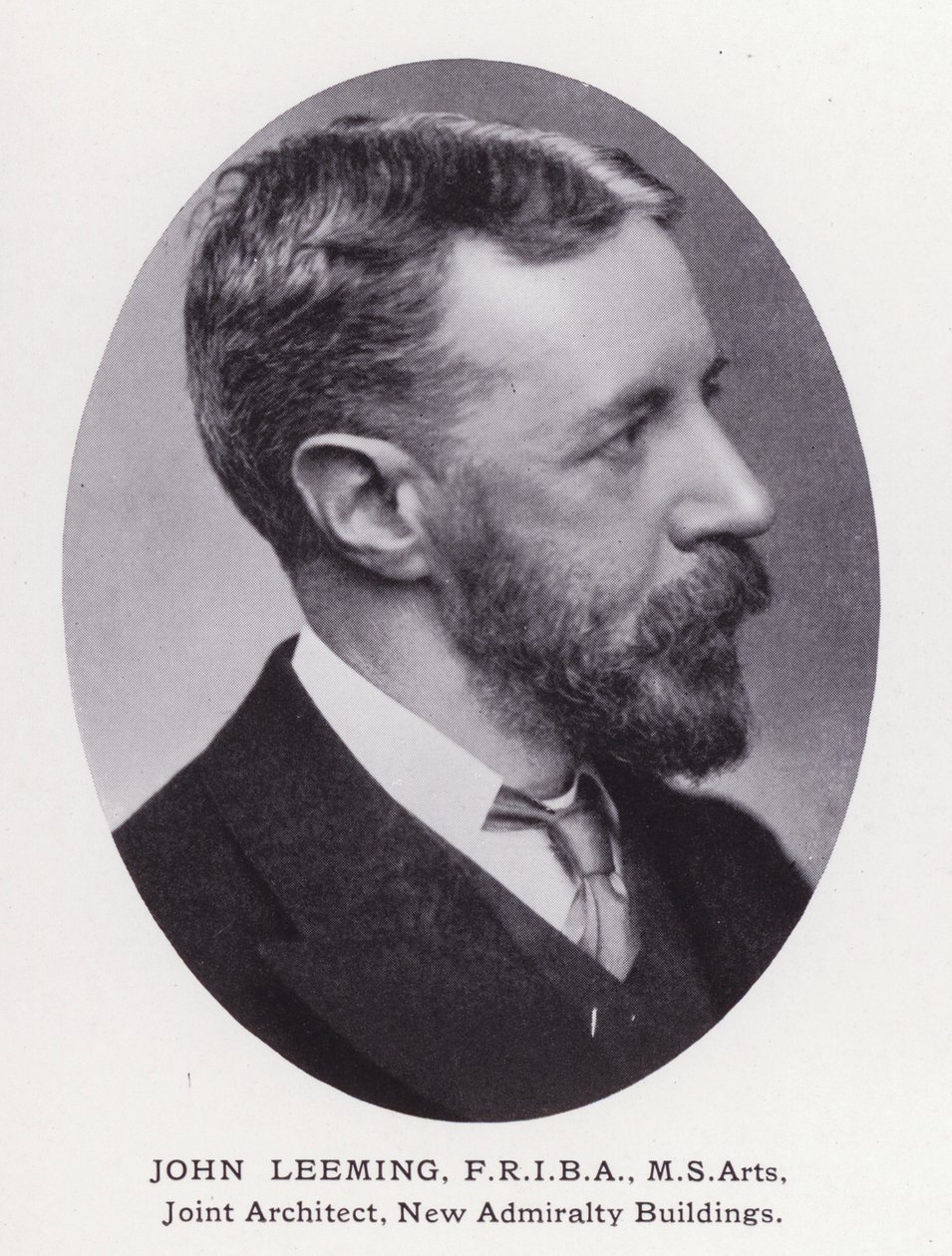 Prominent Men of London: John Leeming (s/v foto) av English Photographer
