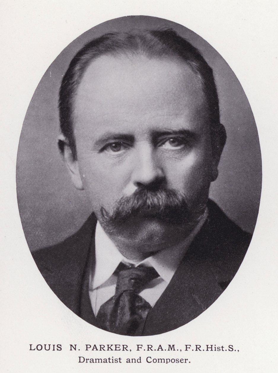 Prominent Men of London: Louis N Parker (s/v foto) av English Photographer