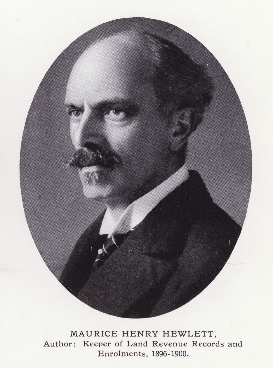 Prominent Men of London: Maurice Henry Hewlett (s/v foto) av English Photographer