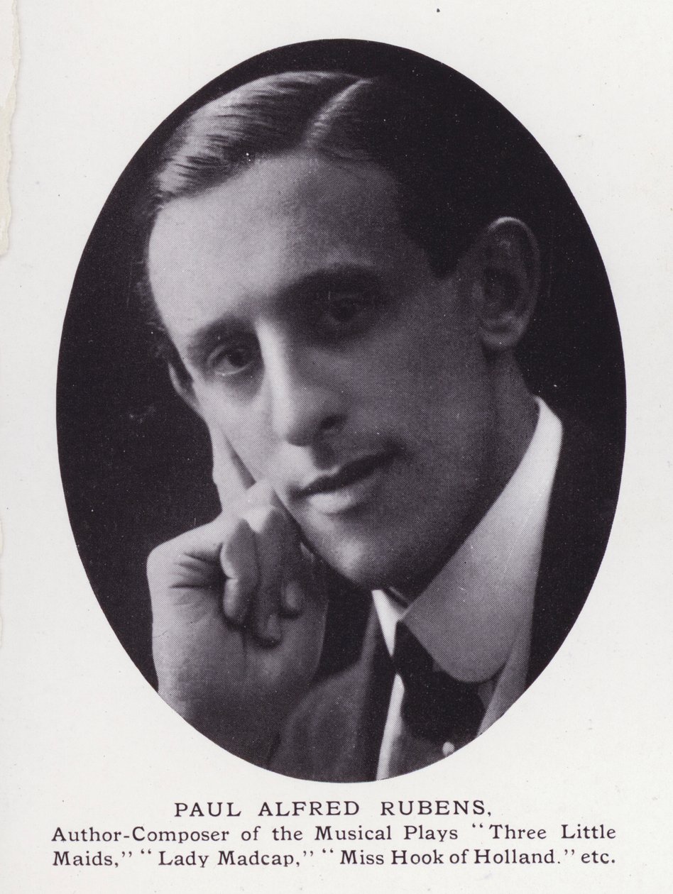 Prominent Men of London: Paul Alfred Rubens (s/v foto) av English Photographer